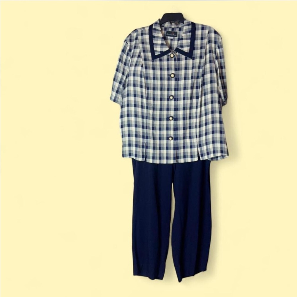 Vintage David Rose Pants Suit Set 22W